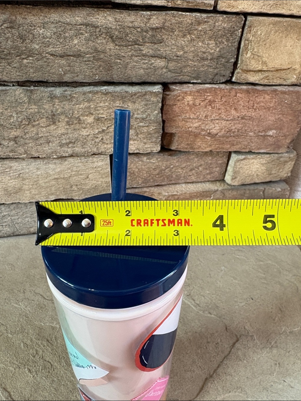 Kate Spade New York plastic drink tumbler with lid and straw - Picture 10 of 10